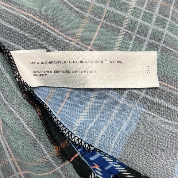 Eloquii Plus Size Wrap Tie Front Blouse Size 16 - Picture 7 of 8